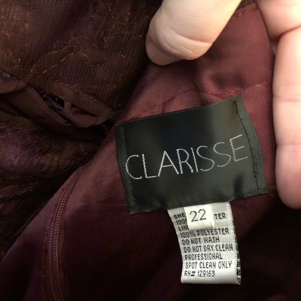 An off the shoulder Clarisse long prom dress - Picture 6 of 6